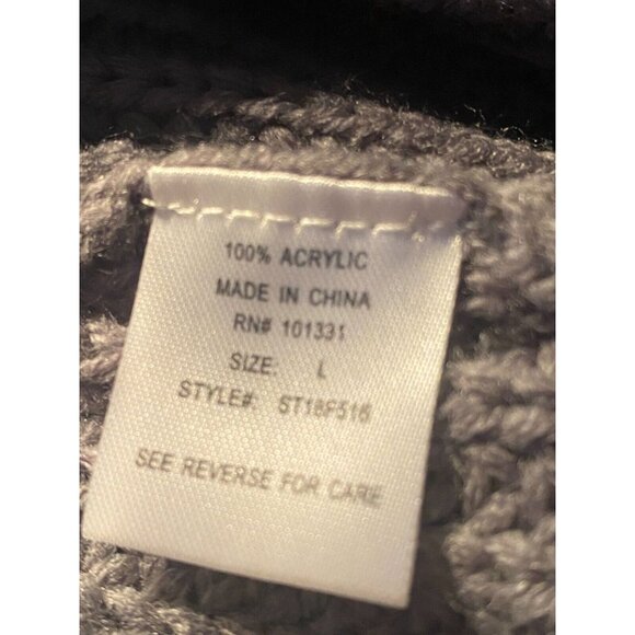Charlotte Russe Size Small Open Front High Low Cardigan Sweater Grey - Picture 4 of 4